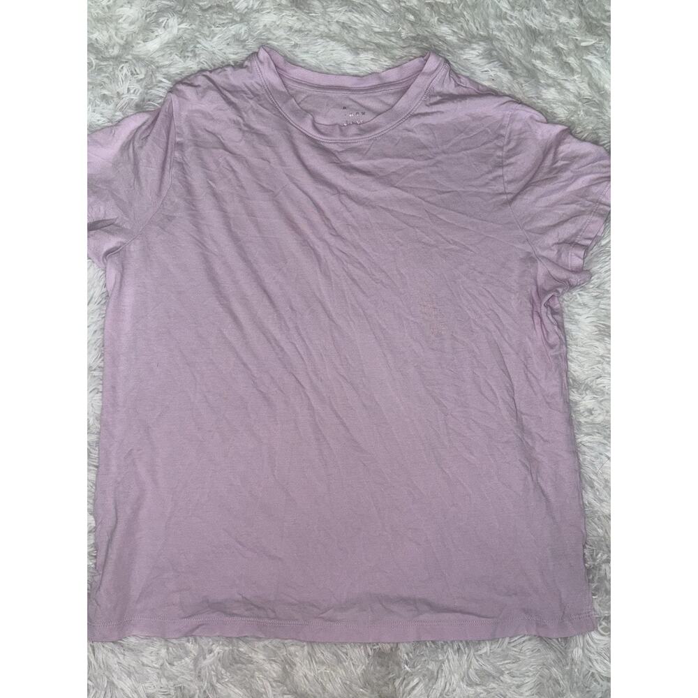 A New Day Women’s X-Large Light Lavender Cotton/modal Tee. Soft, Comfortable